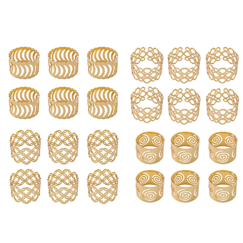 

Napkin Ring Collection Decorative Set Of 6PCS For Cloth Napkins Napkin Holder Kitchen Decor And Wedding Decorations B Durable