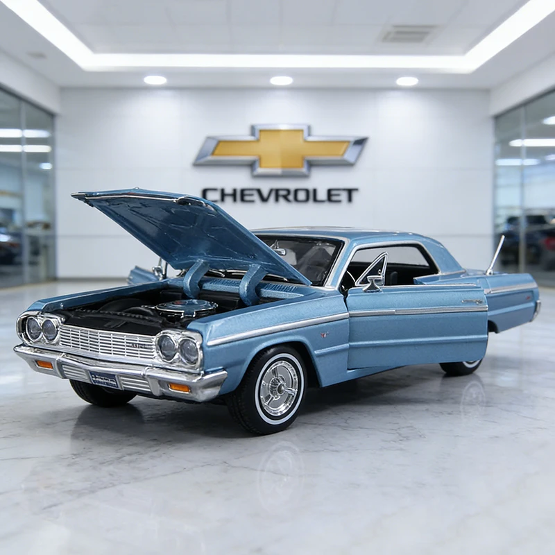 

Maisto 1:26 Chevrolet lmpala SS 1964, легкосплавный автомобиль, литье под давлением и игрушечные транспортные средства, модель автомобиля, миниатюрная масштабная модель автомобиля для детей