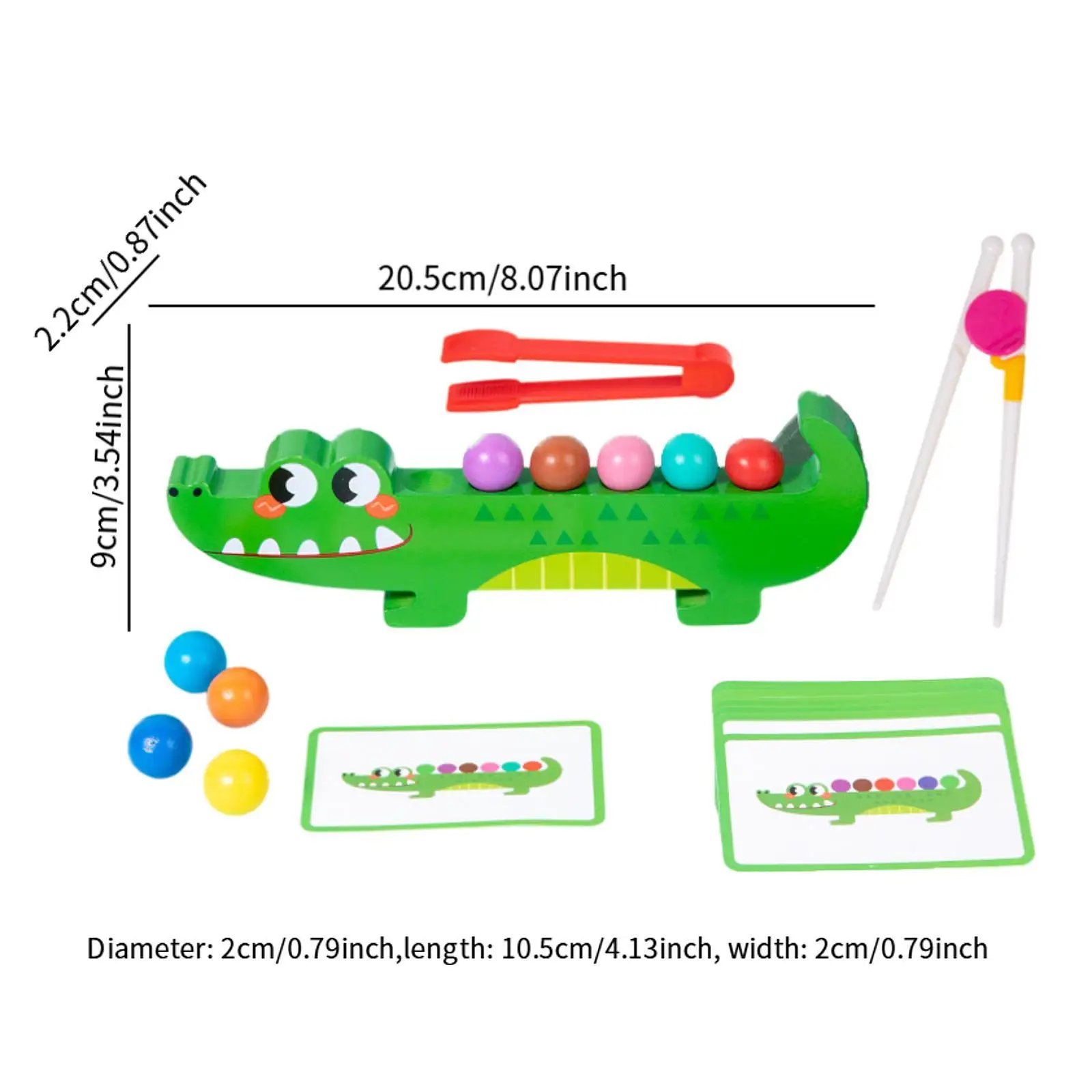 Clip Bead Matching Game Preschol Fine Motor Skills Bead Game Wooden Sorter Game Educational Toys for Boys Girls 3 4 5 Years Old