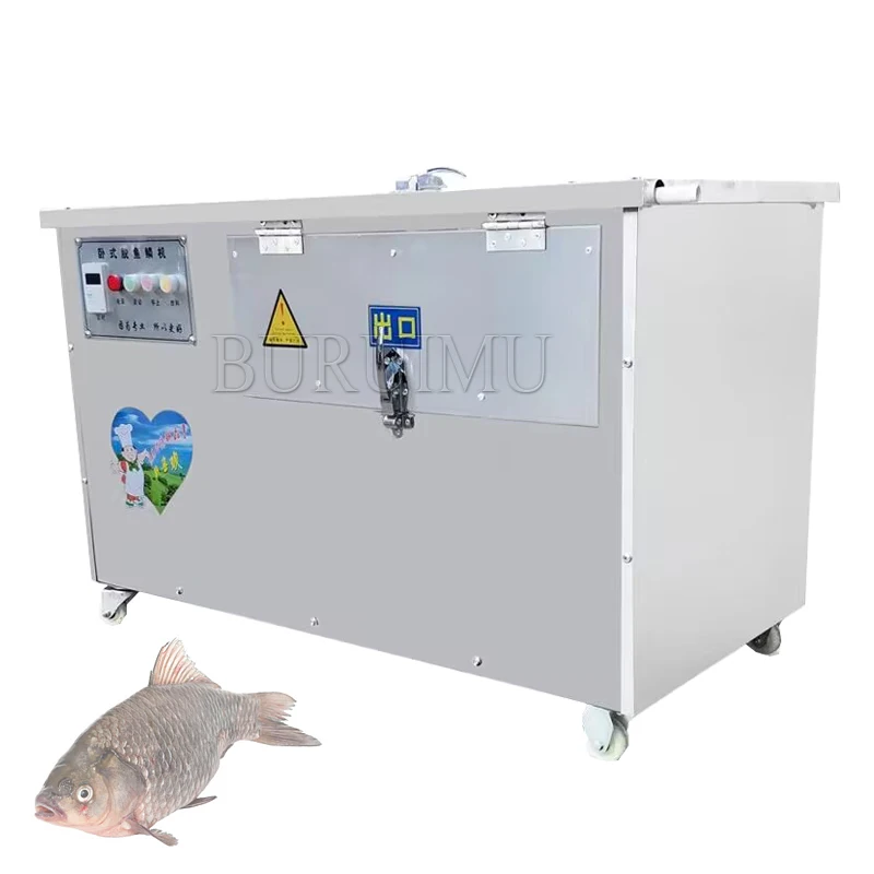 Stainless Steel Fish Scale Remover Professional Industrial Fresh Fish Scaling Machine