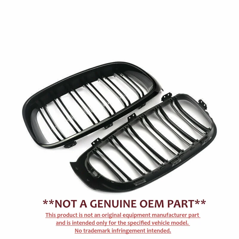 For BMW 3 Series F34 GT 14‑16 Modified Black Front Bumper Grille Air Intake Grill Exterior Body Accessories
