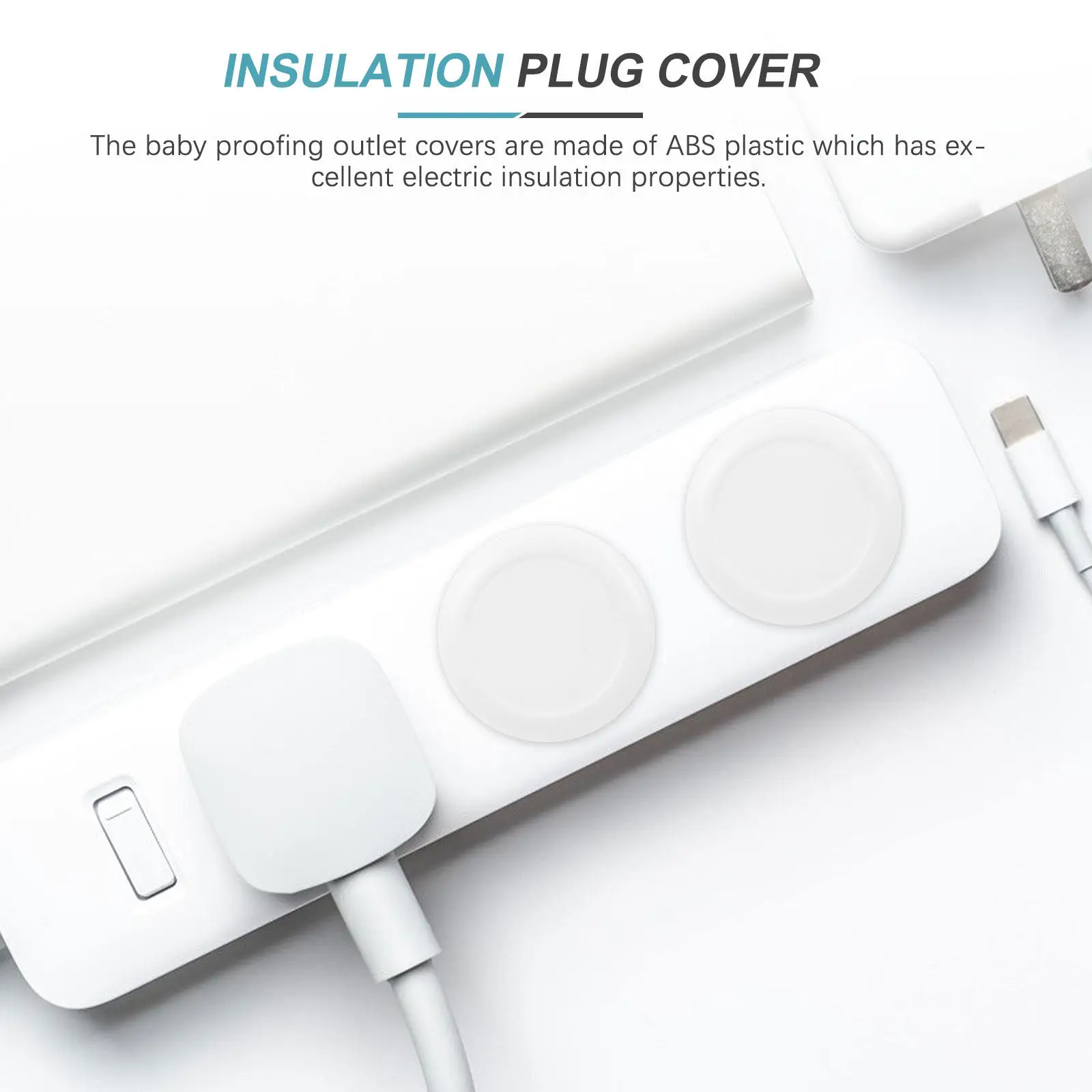 

50Pcs Electric Outlet Covers Child Proof Socket Protectors Safe Plastic Plug Covers Prevent Kids Electric Shock Baby Socket