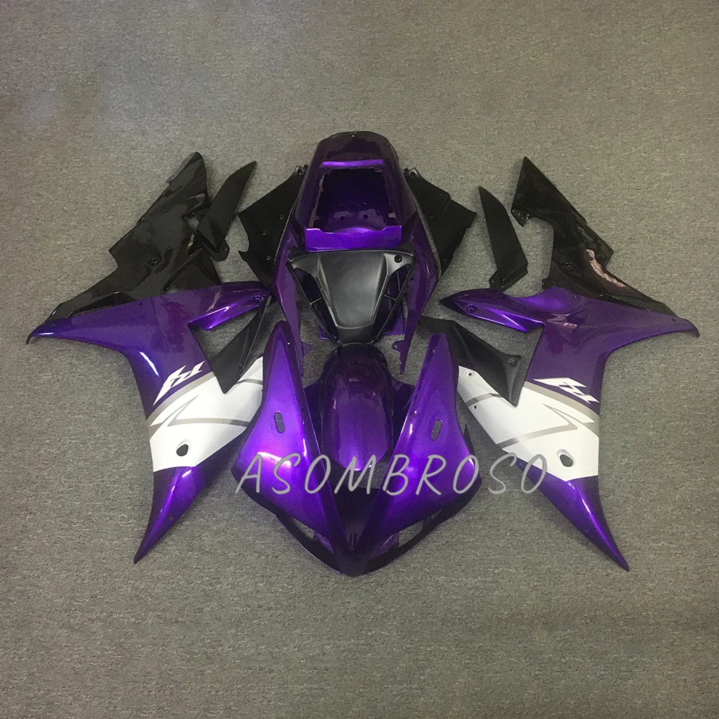 Motorcycle Lucky Purple Bodys For YAMAHA R1 2002 2003 Fairings YZF R1   YZFR1 02 03 YZF1000 2002 2003 OEM Fairing Kit