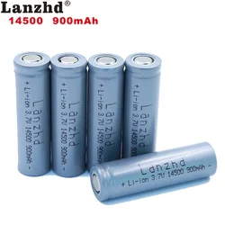 1-24pcs 14500 900mAh 3.7V Li-ion Rechargeable Batteries AA Battery Lithium Cell for Led Flashlight Headlamps Torch Mouse