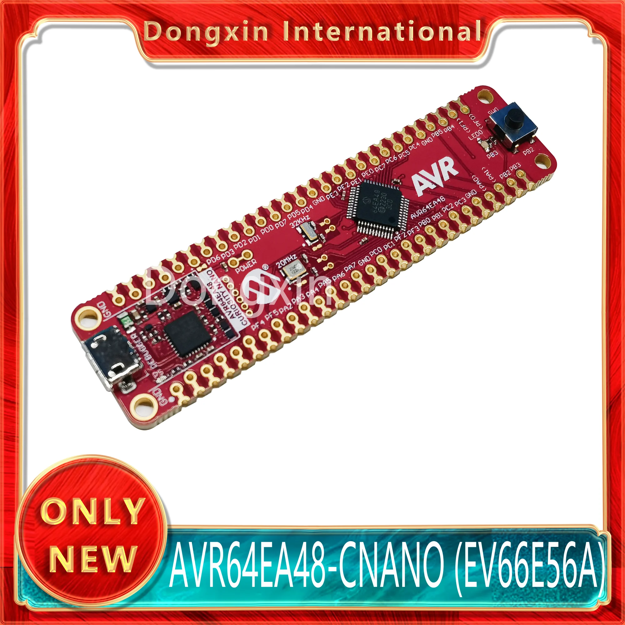 

Original spot EV66E56A CNANO AVR64EA48 MCU single chip development board microchip