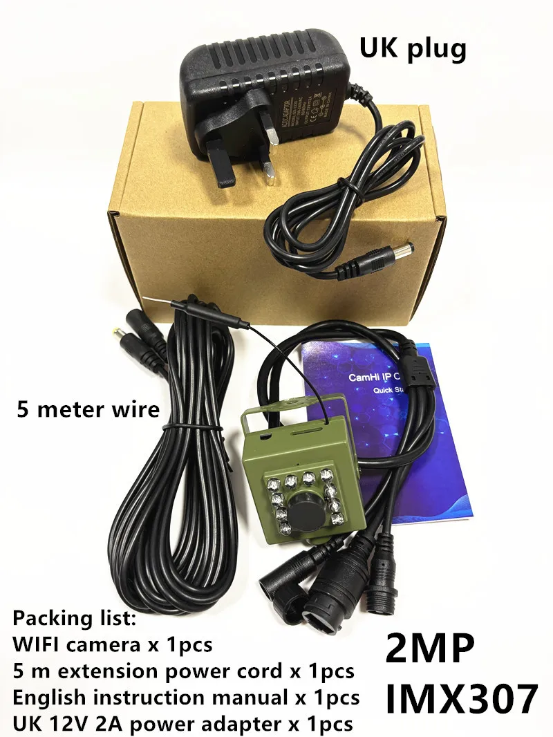 Vogels kijken Camera Draadloos Wild Wifi Vogelnest Groene Box Kit 5M Draad Nachtzicht 5MP 2MP P2P Audio Mini IPC In de vogelkooi