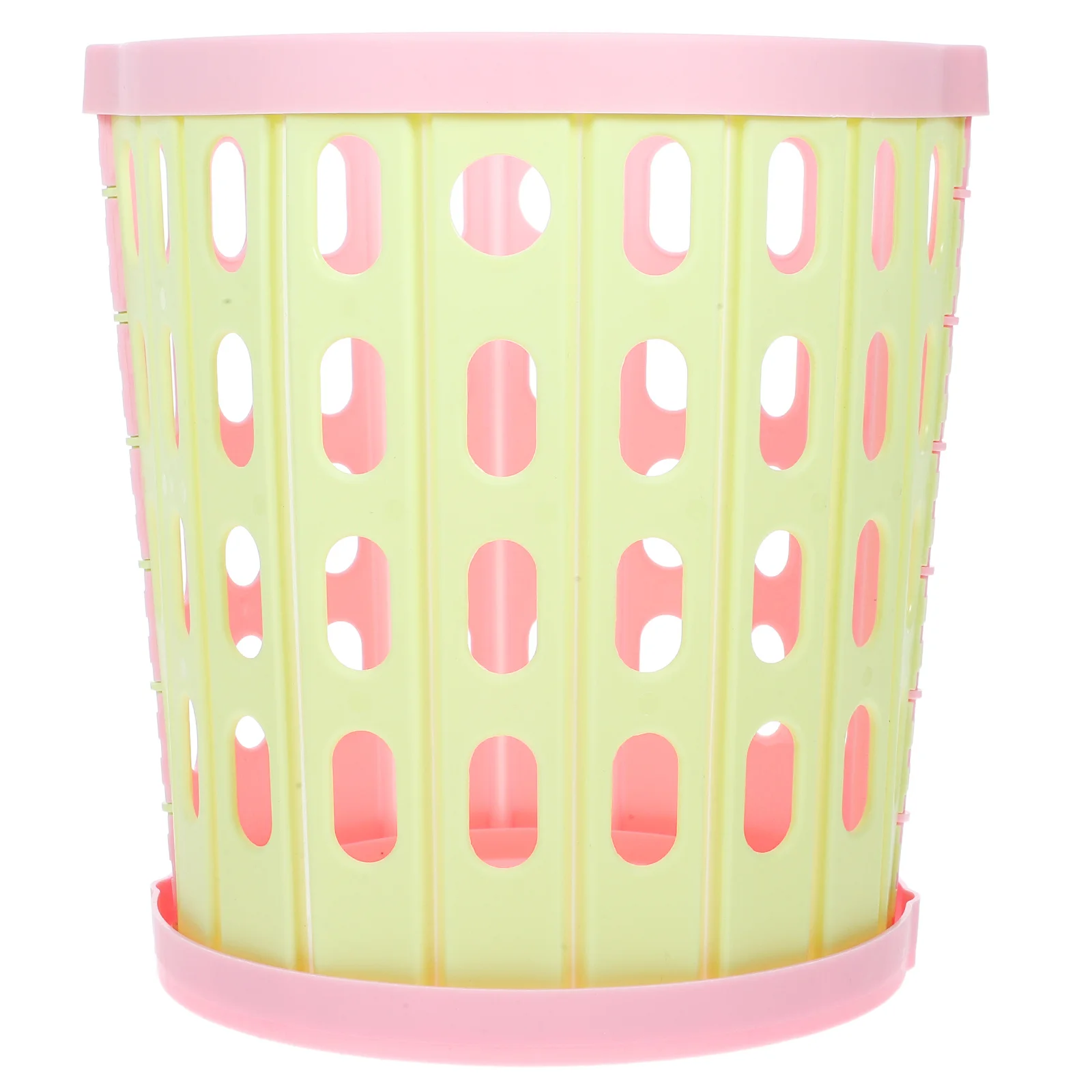 

1Set Foldable Trash Can Plastic Waste Bin Simple Design Large Opening Home Bedroom Kitchen Bathroom Office Foldable Trash Can