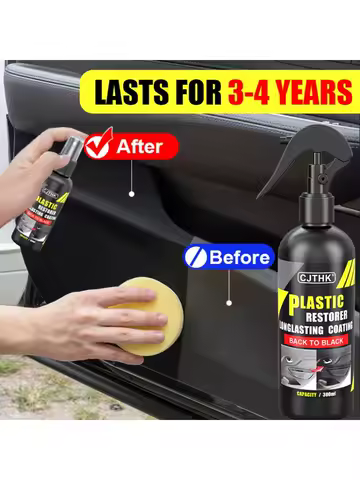 Car Plastic Restorer Back To Black Gloss Plastic Renovator Longlasting Coating Leather Restore Auto Polish Cleaning Products