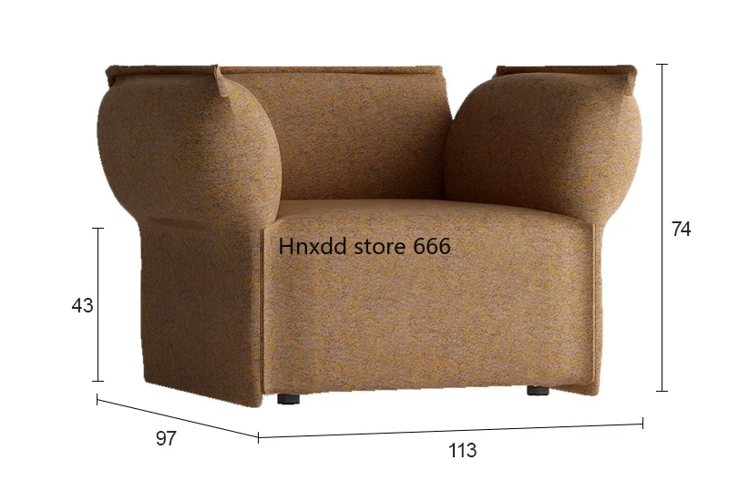 Modern mix and match fabric living room light luxury high-end module sofa combination