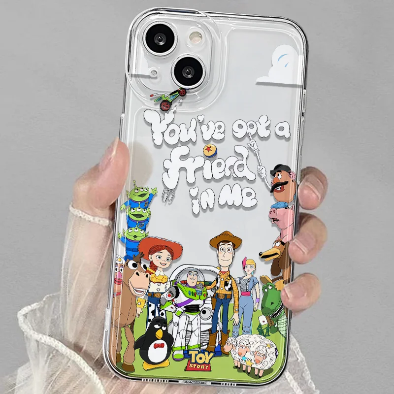 Cartoon Cute Toy Story Woody Phone For Xiaomi Redmi Note 13 12 12C 11 10 10C 13C 10s 9 9s 9A 9T 9C 8 7 Pro Max 4G 5G Cover