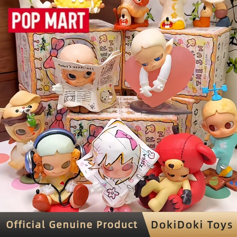 

POPMART Zsiga Under The Sun Series Figures Blind Box Collect Ornaments Toys Mystery Box Trendy Model Figure Doll Birthday Gift