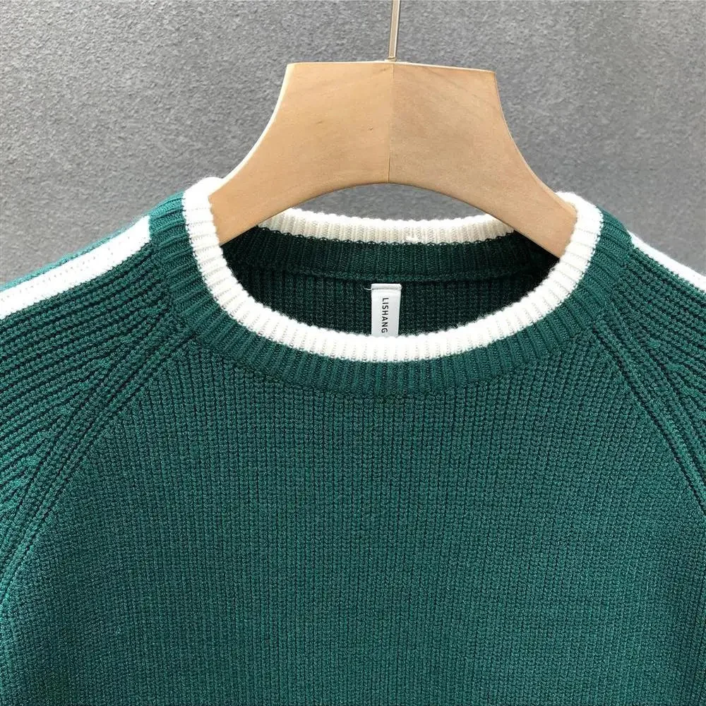 Hohe Qualität Golf Pullover männer Golf Tragen 2025, Frühjahr Neue Golf Stricken Pullover Rundhals Casual Langen Ärmeln Top männer Golf Kleidung