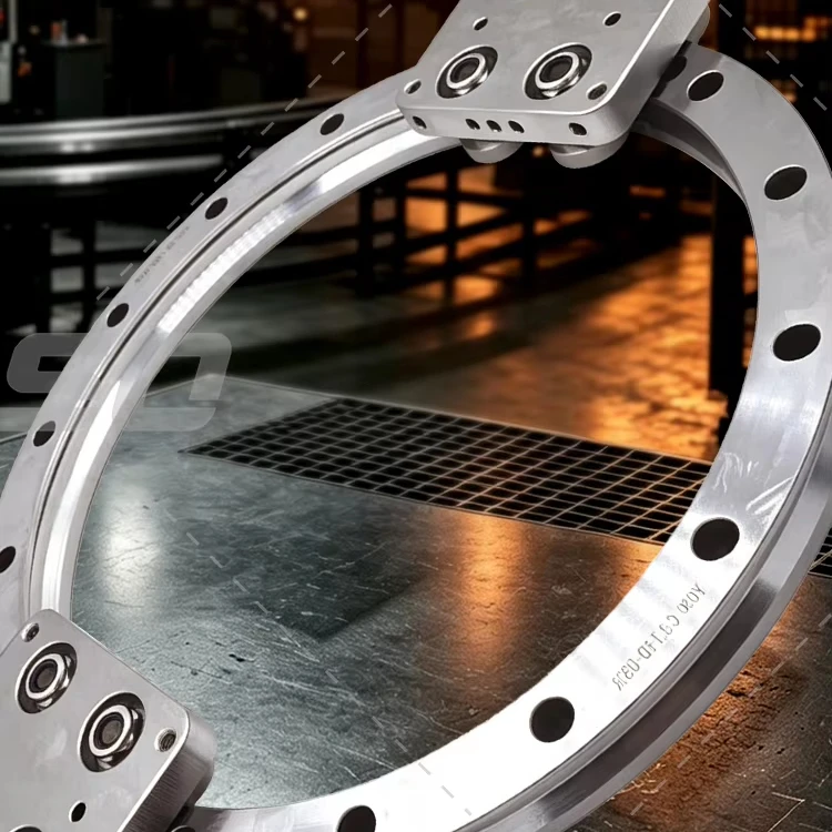 HCP Curved Linear Guide Rails Custom Ring Guide Manufacturer Multiple Sliders Move Independently on the Same Arc Rail.