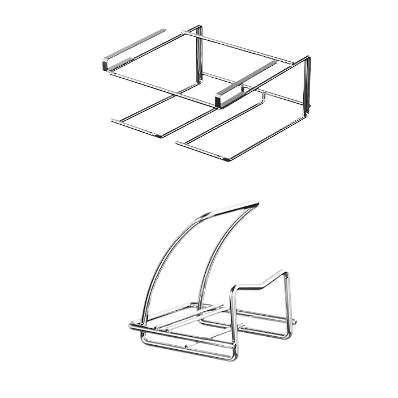 Pot Lid Rack Bakeware Storage Organizer Rustproof Cookware Holder Pot Lid Holder for Cabinet Plate Pan Lids Bakeware Restaurant