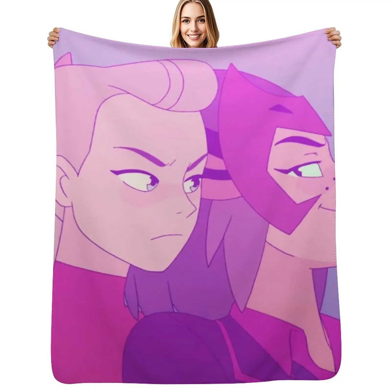 Catradora Prom No. 1 Throw Blanket Summer Beddings wednesday Cute cosplay anime Plaid on the sofa Multi-Purpose Blankets