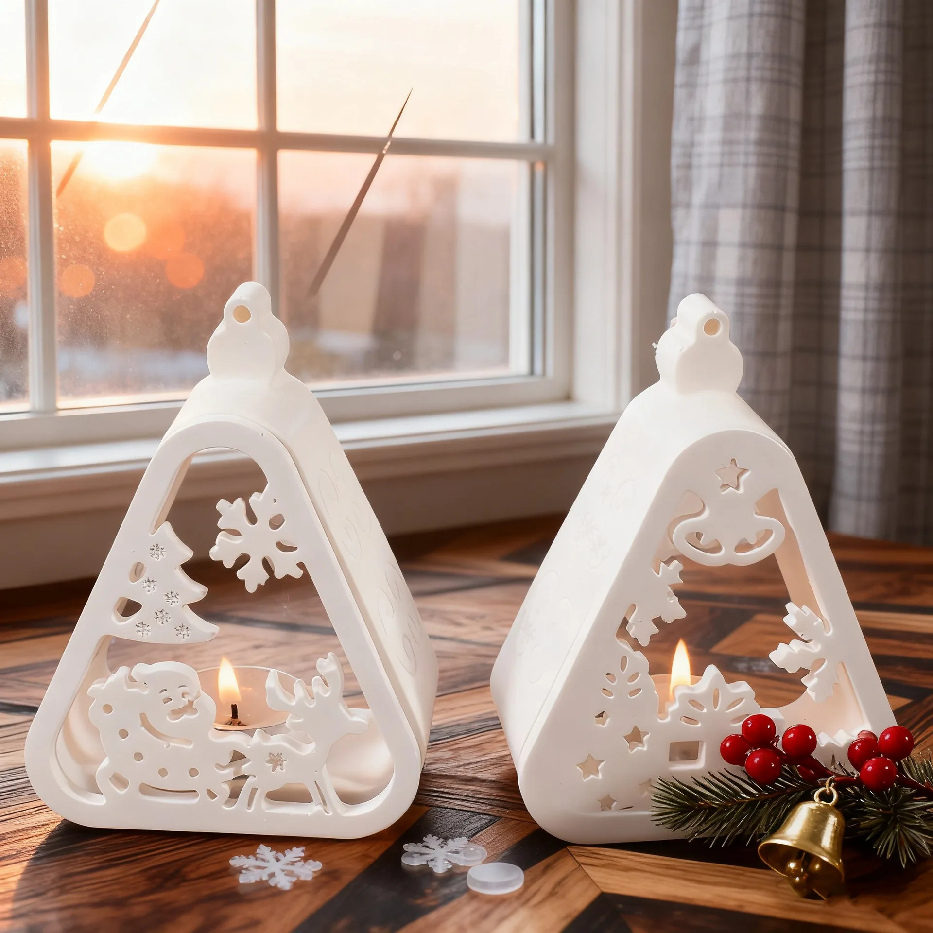 Christmas Tree Mold Compact Table Ornaments Mold Snowman Mold High Quality For Festival Gifts Home Decoration Tabletop