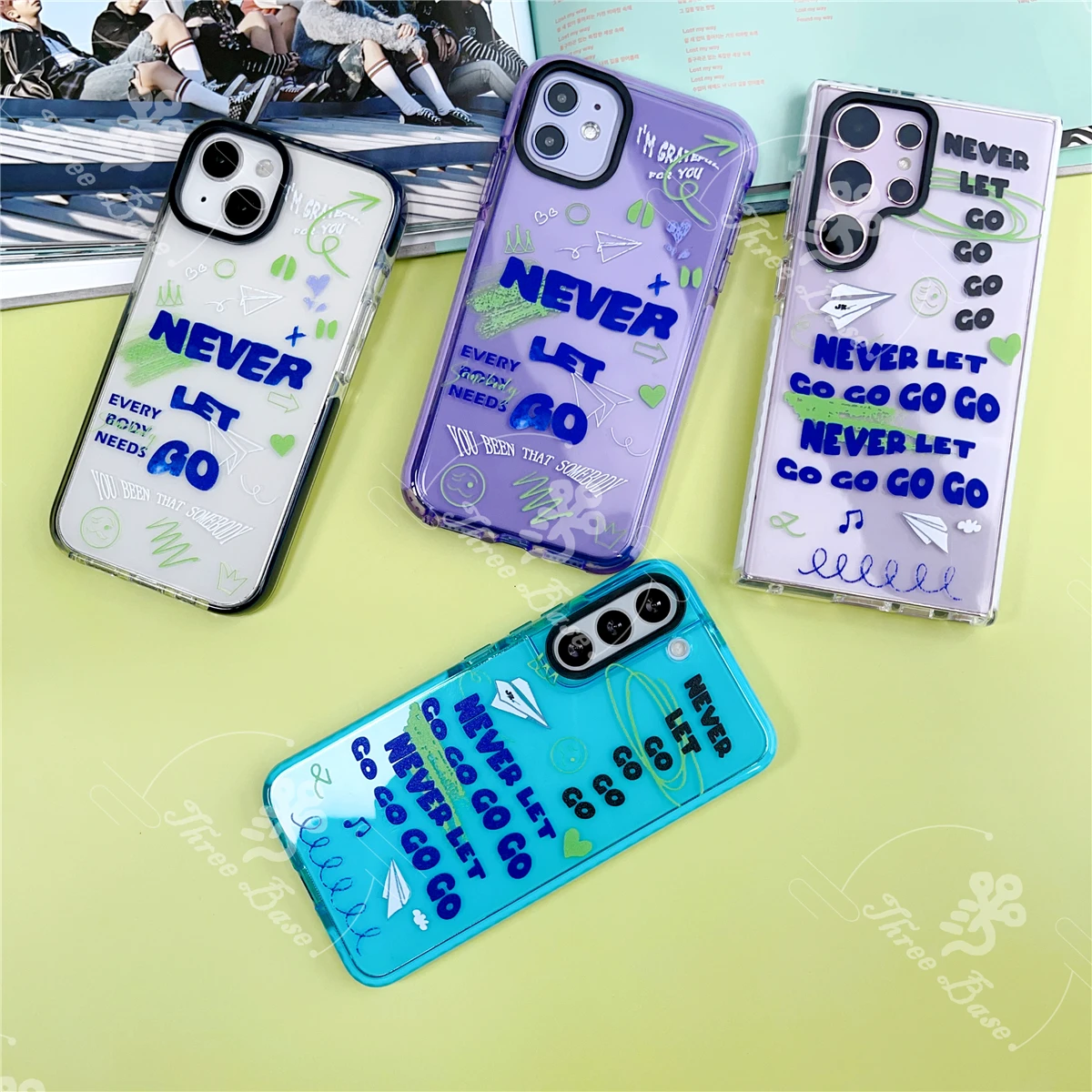 جراب هاتف JK Neve Let Go For Samsung galaxy S24 FE S25 ULTRA S23 Plus S22 S21 A36 A35 A56 A55 A54 A53 A16 A15 A06 A05 A24 A25