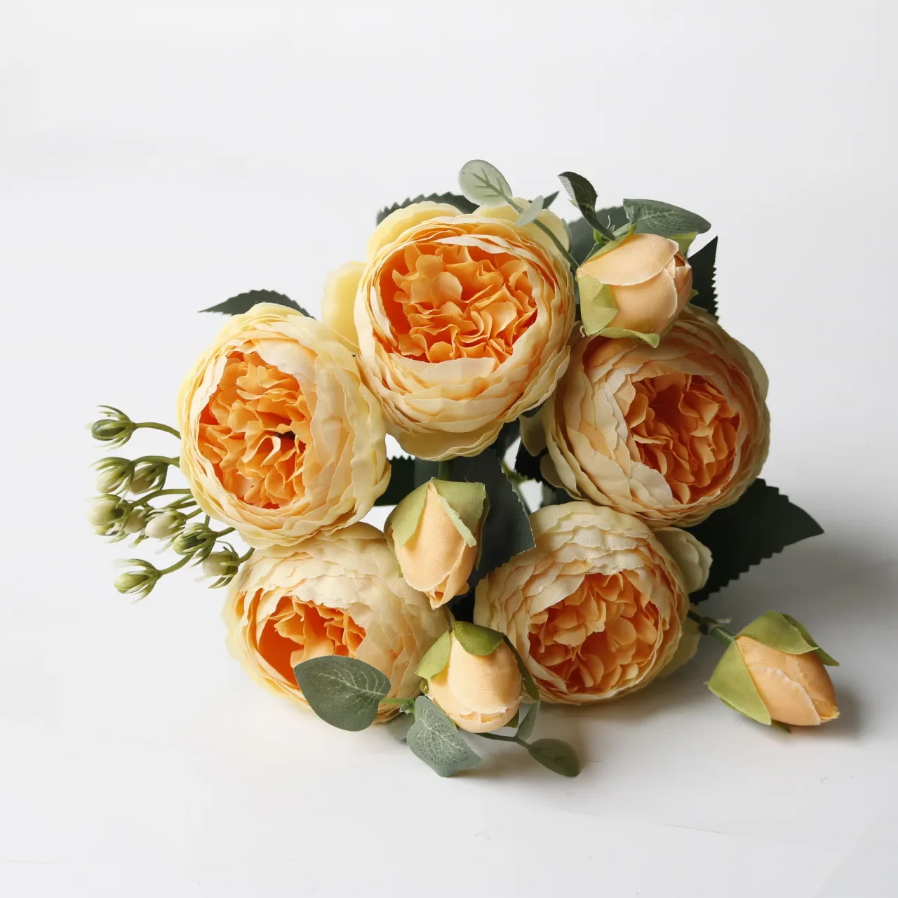 

New Product Ideas 2023 Fake Peony Roses Wedding Home Bouquet Decorative Rose Flowers Artificial Party Table Decoration For Home