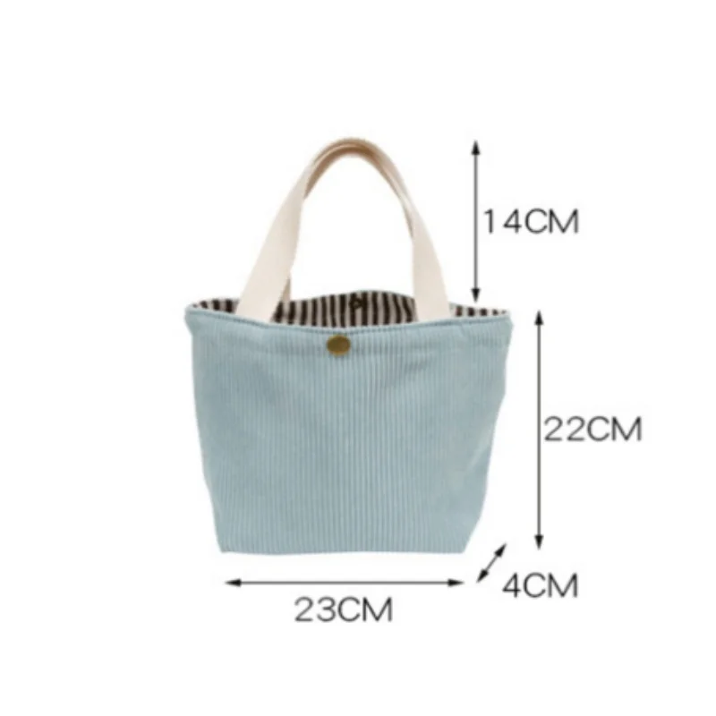 New Style Simple Corduroy Small Square Handbag Ins Fashion Trend HandBag For Women