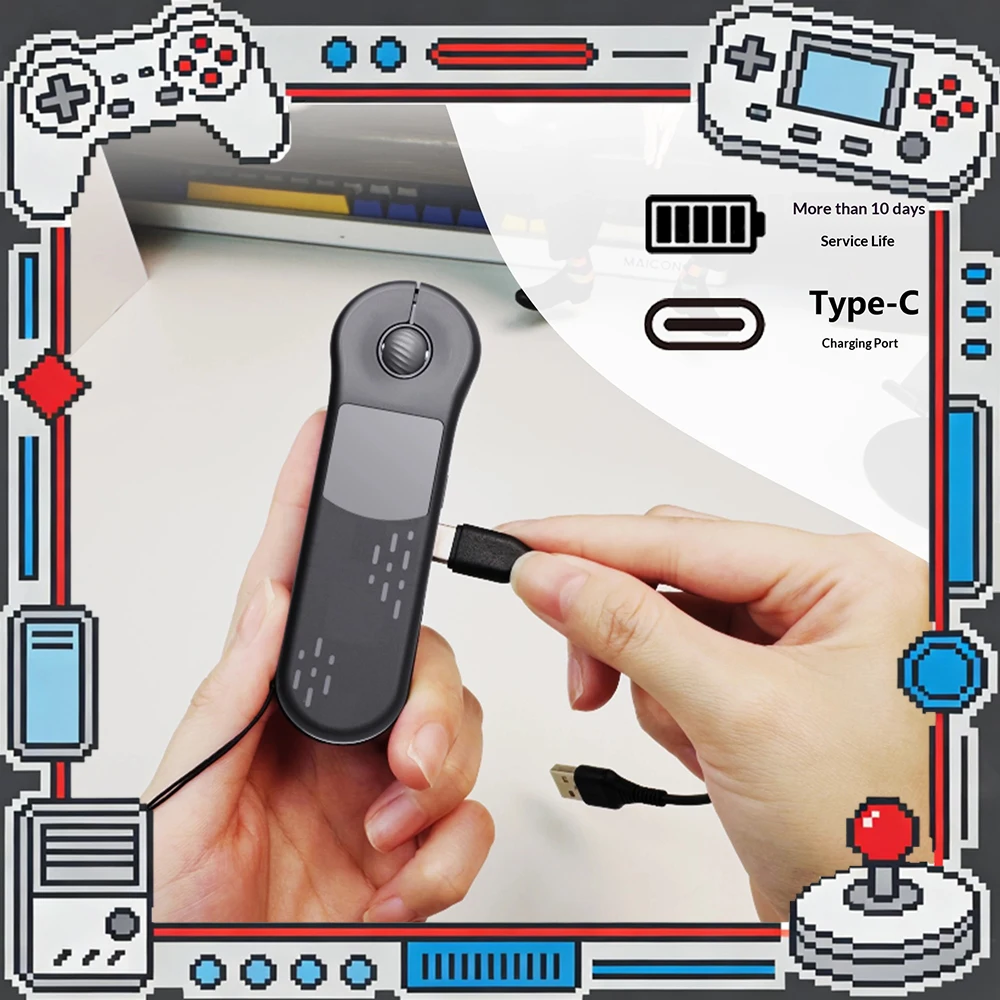 Xring D13 Hand-Held Remote Control Page Turner Kindle Page Turning Dual-Mode Connection Remote Control Page Turner Light Weight