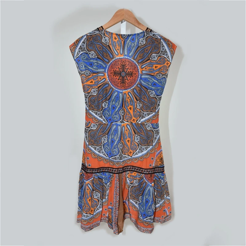 Primavera verão fino ajuste em camadas sem mangas curto com decote em v vestido para senhoras moda roupas casuais praia festa uso diário