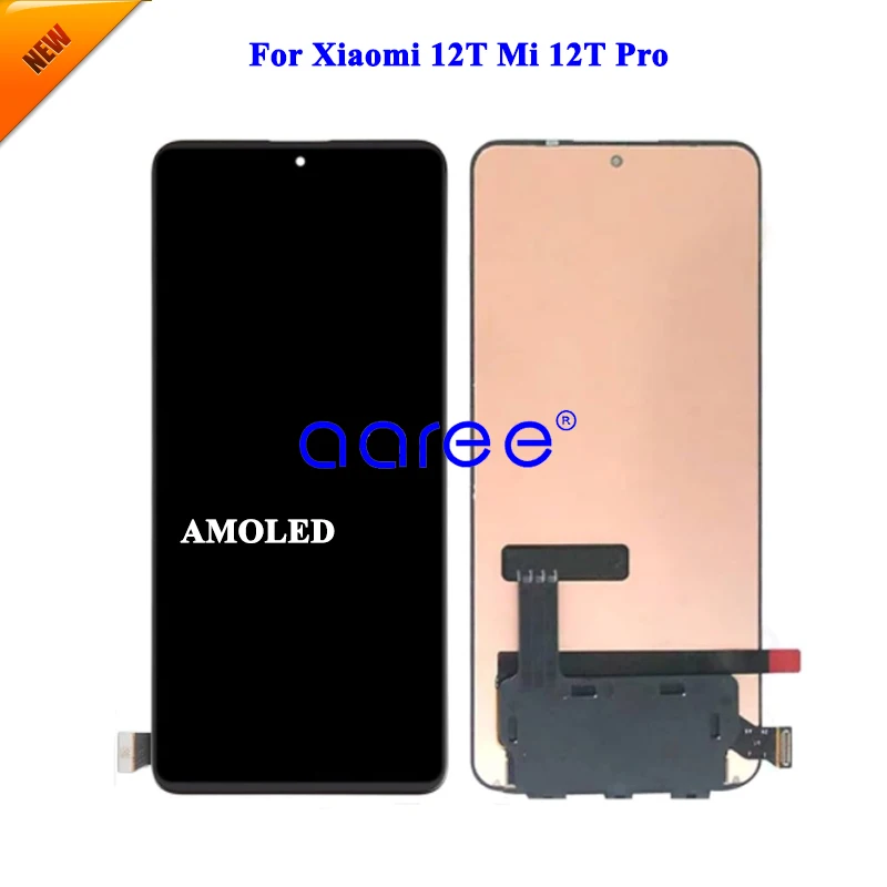 AMOLED LCD Display Original For Xiaomi Mi 12T LCD For Xiaomi Mi 12T Pro LCD Display LCD Screen Touch Digitizer Assembly