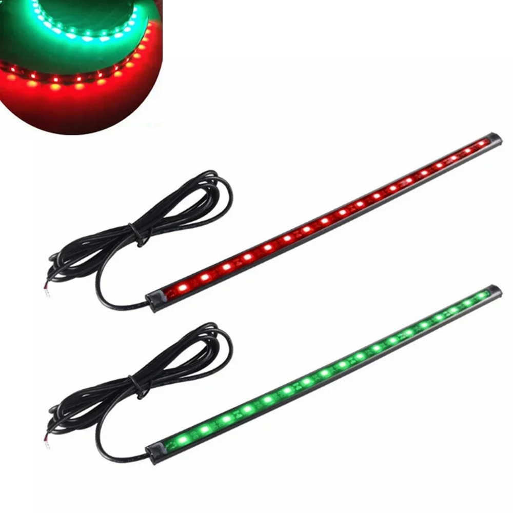 2PCS LED Strip Neon Lights 30CM 12in Underbody Under Dash Accent decorazione luce per auto moto barca Marine 12V impermeabile