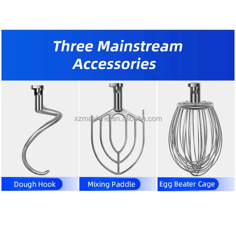 高品質業務用厨房食品ミキサー電動生地ミキサー機工業用ベーカリーブレンダースタンド生地ミキサー