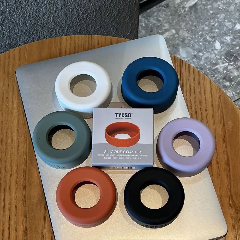 

1 шт., новая противоскользящая крышка для бутылки, 71-75 мм, защитная силиконовая подставка, универсальная чашка, нижняя рукав для кружки Tyeso