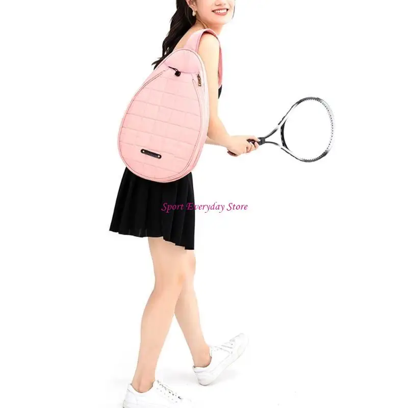 

Chest Crossbody Bag For Badminton Racquets, Men Women Casual Sport Accessory Bag Racquet Shoulder Crossbody Purse Bag JOME