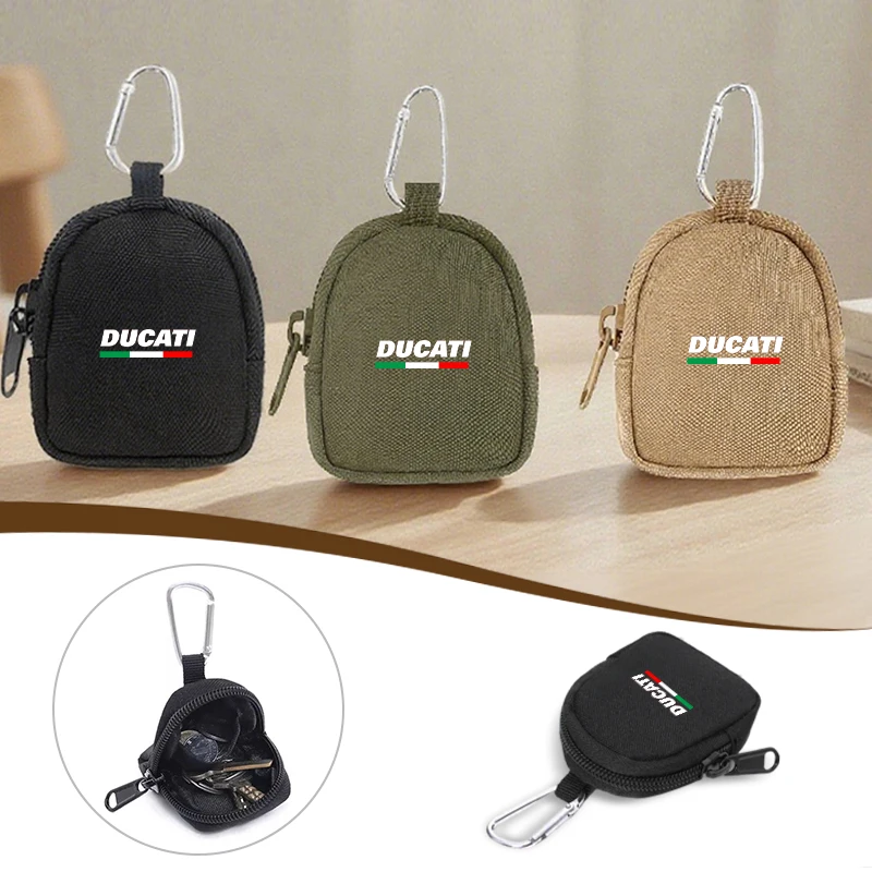 Портативный мотоциклетный мини-кошелек с эмблемой, банковская карта, кошельки для монет для Ducati Monster Panigale 748 749 999 1098 1199 1299 1198 848 S