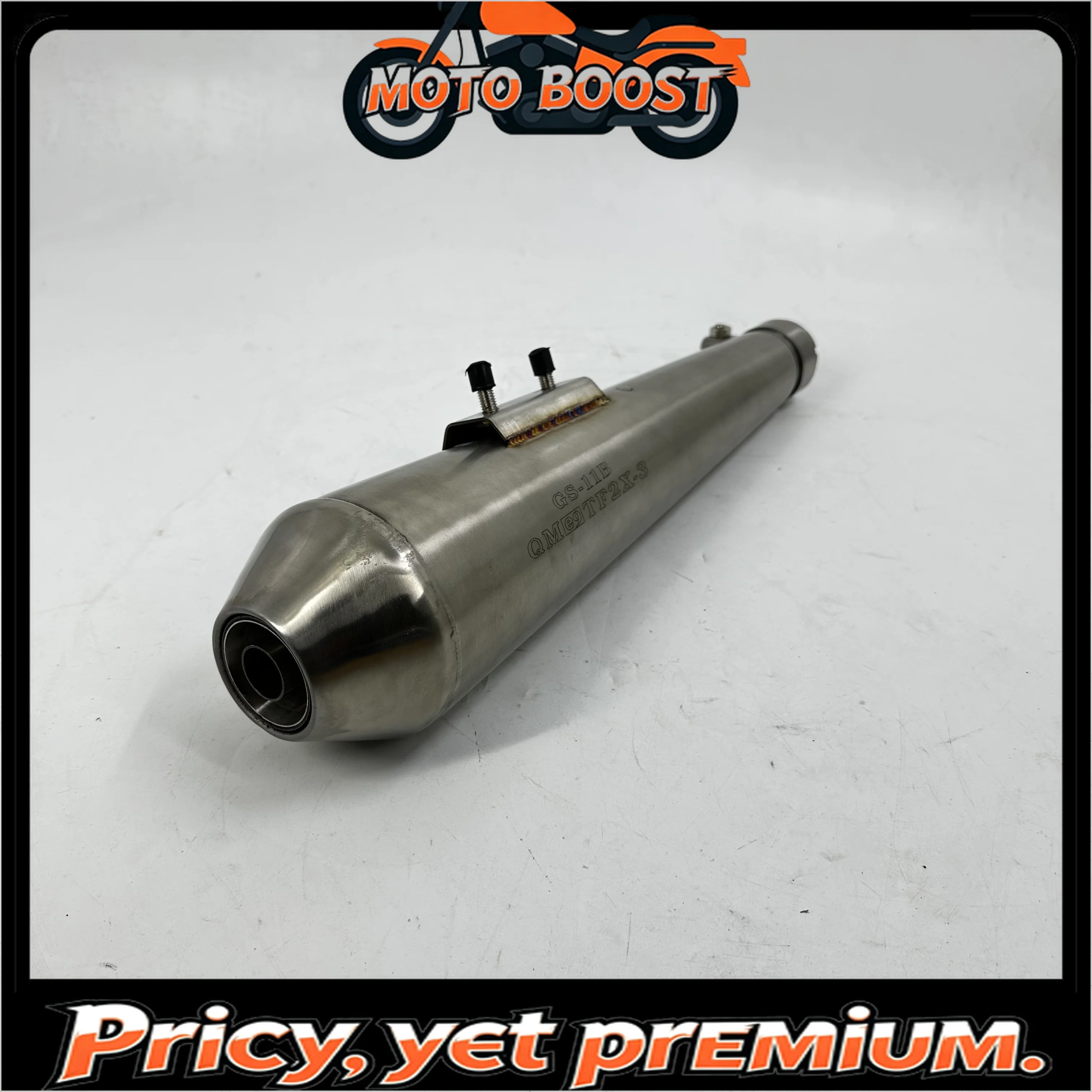 

【Premium quality】Motorcycle EXHAUST - QUIET - BRUSHED For MUTT Motorcycle Original Parts MPT-0206