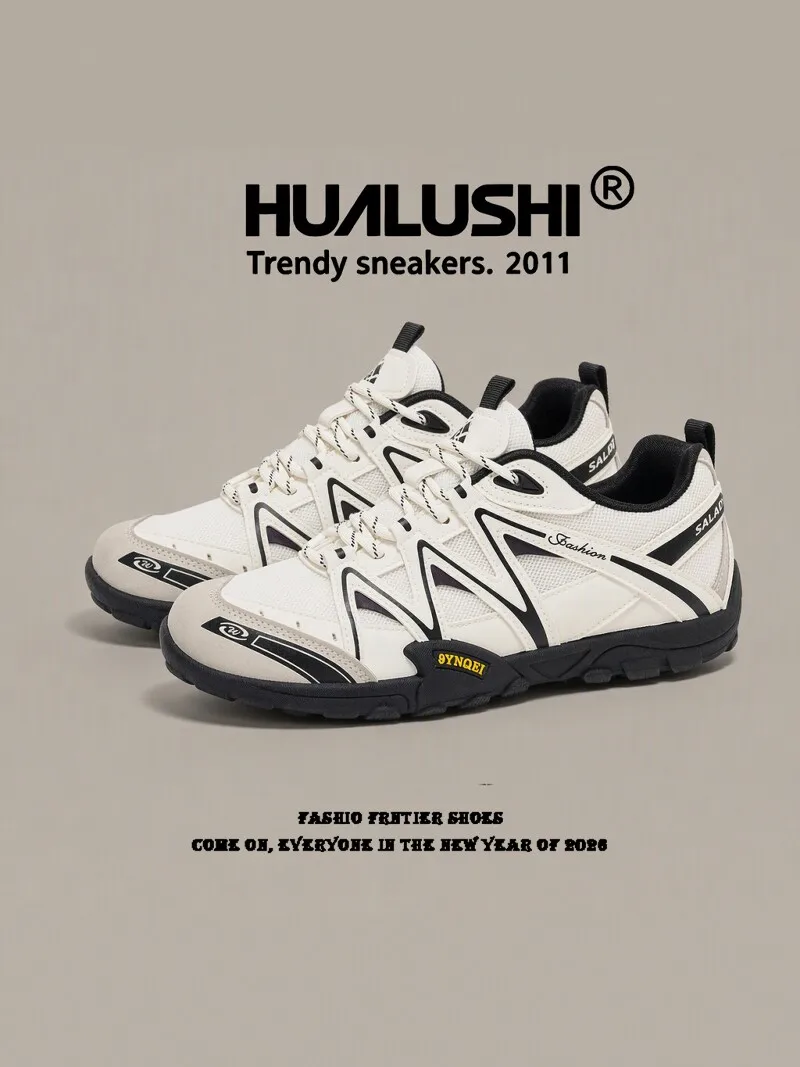 Men's Breathable Mesh Sports Shoes Autumn Outdoor Climbing Anti-slip Casual Fashionable All-occasion Deoxynucleotide Sneakers