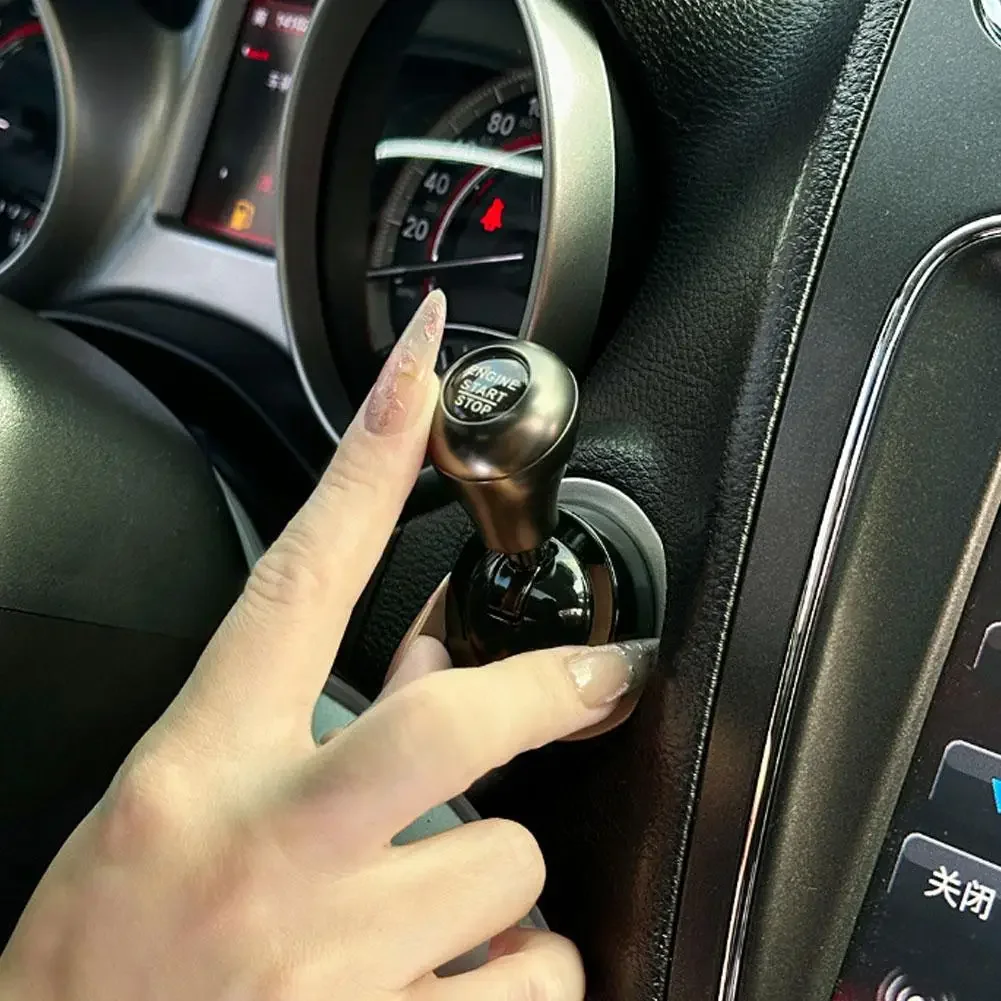 Auto-Startknopf mit Push-to-Start-Wippschalter, Autozubehör, Innenraumdekor, Push-Wippschalter, One-Touch-Start-Zubehör – Detail 2