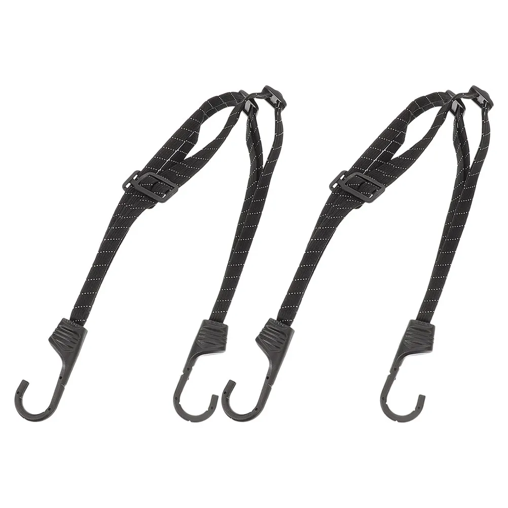 

2 шт. прочный эластичный веревочный ремень для крепления багажа на велосипедах и мотоциклах с крючками, фиксированный ремень для багажа