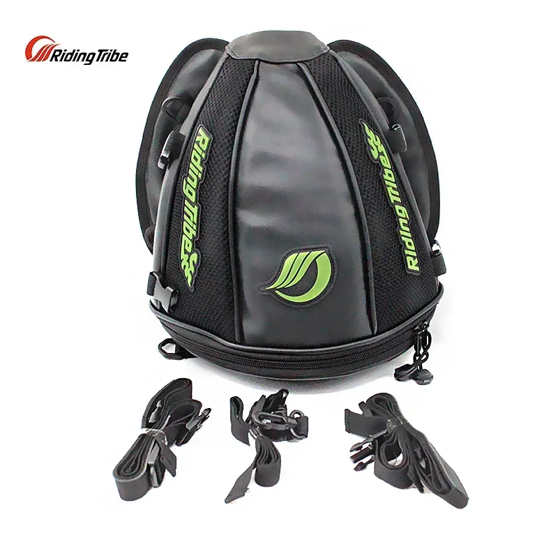 Motorcycle Tail bag offroad small rear seat bags suitcase leisure travel shoulder luggage motorbike cross-body backpack leather