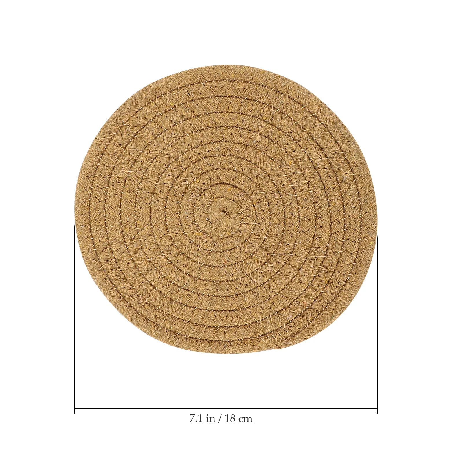 

3 Pcs Dinner Mats Kitchen Placemats Table Heat Resistant Coffee Anti-hot Pad for Household Non-slip