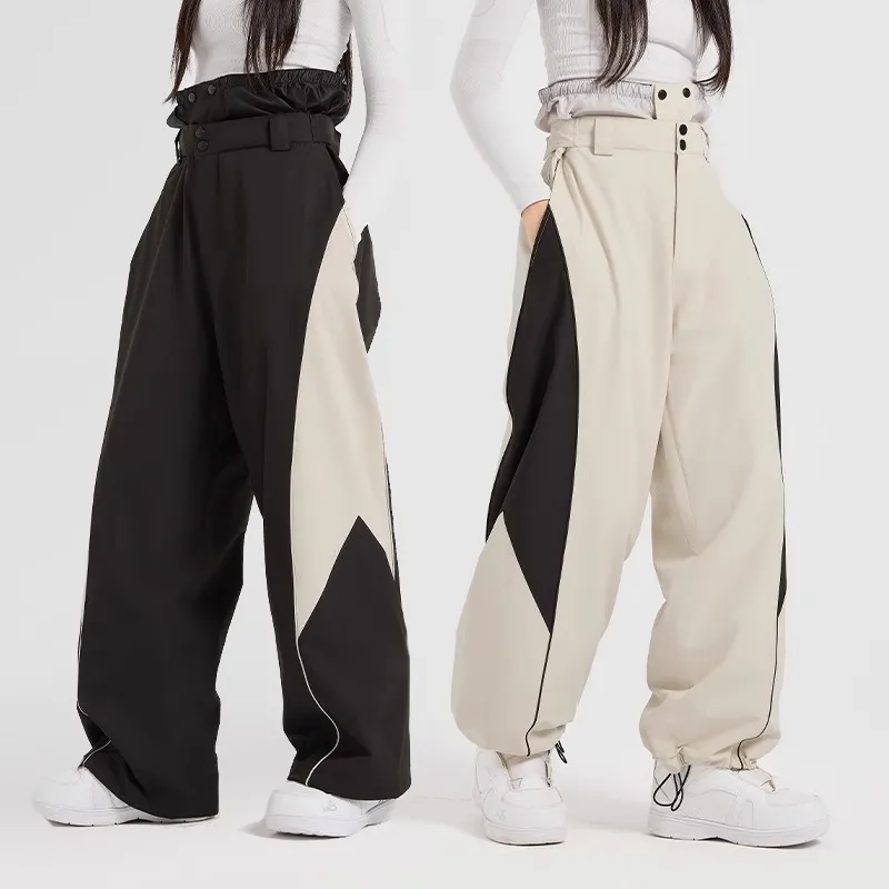 

New Ski Pants for Men and Women, Professional Outdoor Equipment, Windproof and Waterproof, Winter Snowboard Snow Pants