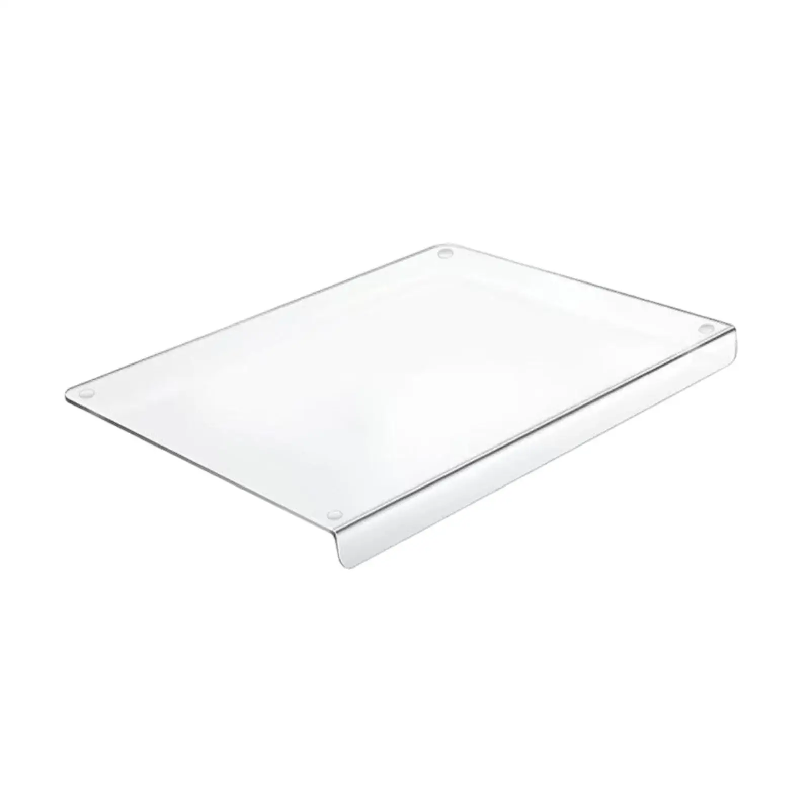 Transparent Acrylic Cutting Board Non Slip Base Modern Kitchen Chopping Board Easy Clean for Fruit Vegetable Bread