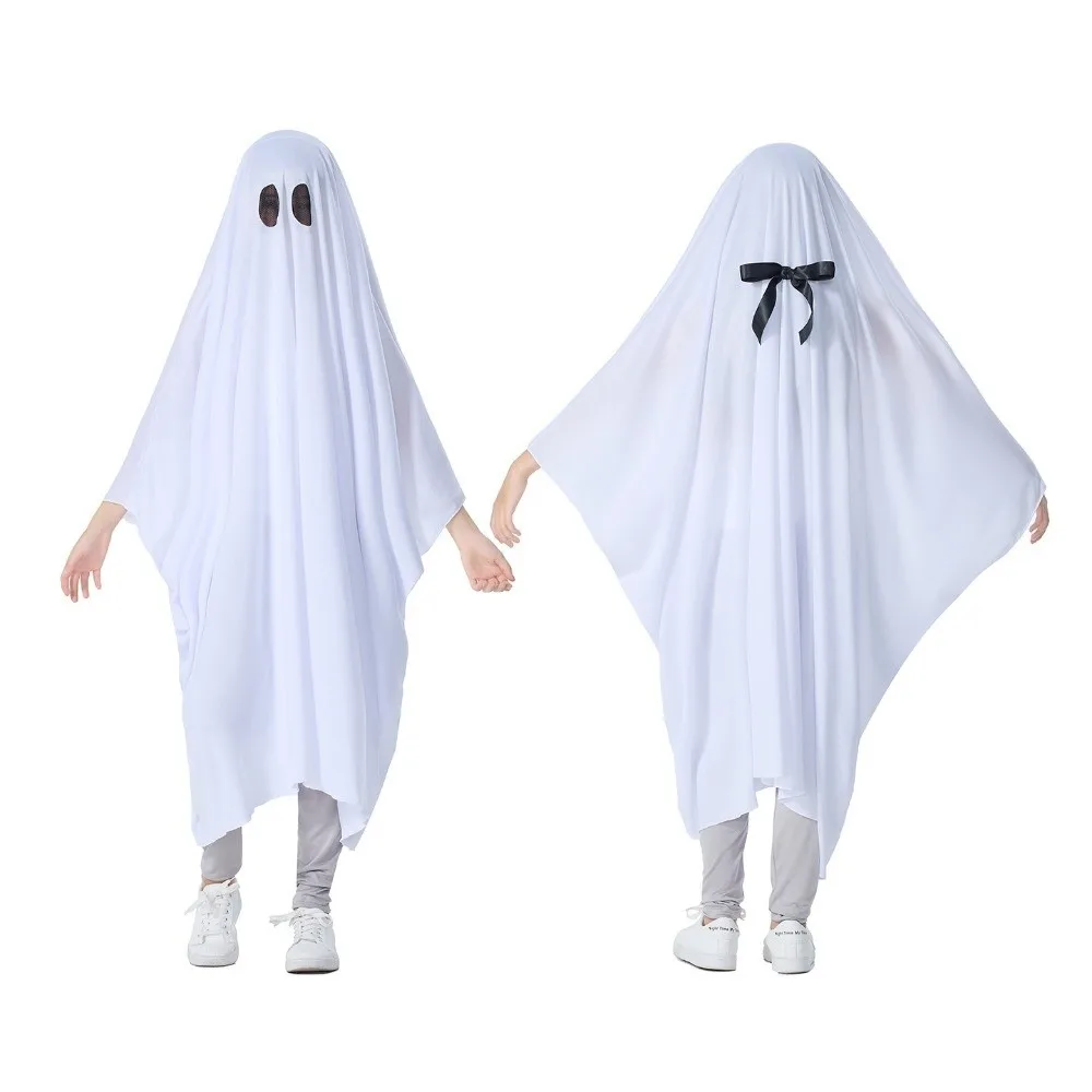Parent-child Party Attire Ghost Costume Long Cloak Polyester Halloween Costume Unisex Various Styles Cosplay Cape