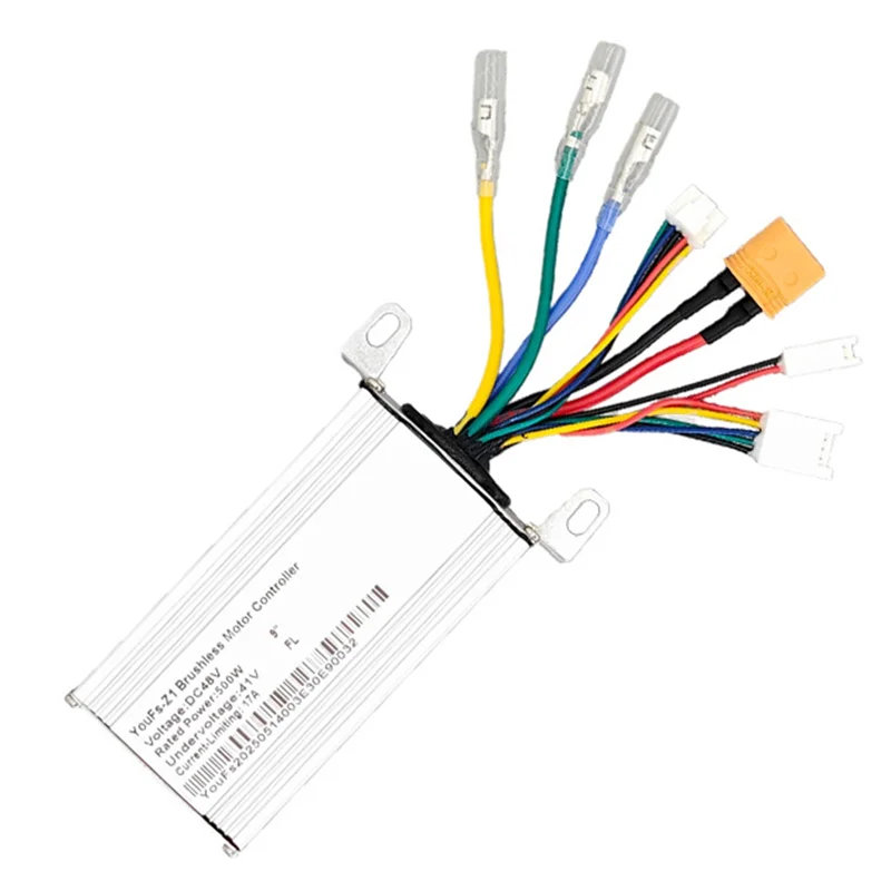 

A51Q-10 "Комплект для обновления электрического скутера 48 В 500 Вт Контроллер двигателя скутера 17A Контроллер скорости электронного велосипеда Деталь для скутера