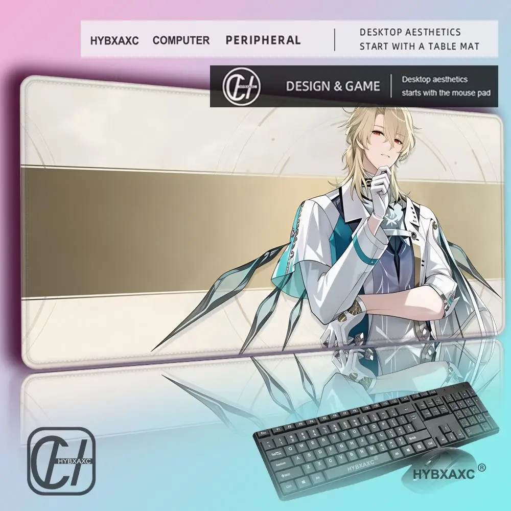 

HYBXAXC Game Wuwa Luuk Herssen Mouse Pad Non-slip Rubber Gamer Balance Computer Mat Decoracion Deskmat Laptop