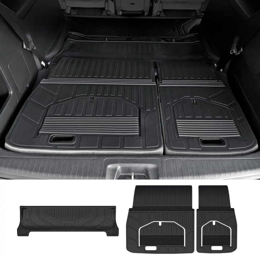 

Коврик для Honda Odyssey 2018-2026, складывающийся в 3-й ряд сидений, всепогодный, из TPE, для багажника, аксессуары, защитный коврик для грузового отсека