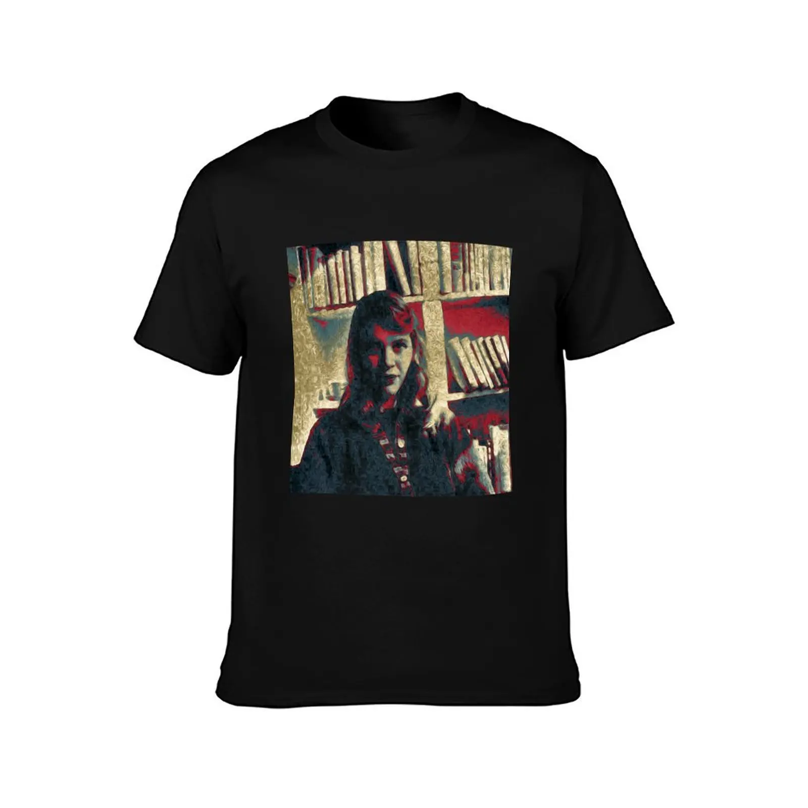 Sylvia Plath - #6 of #7 in a series T-Shirt Modern Print Casual T-Shirt