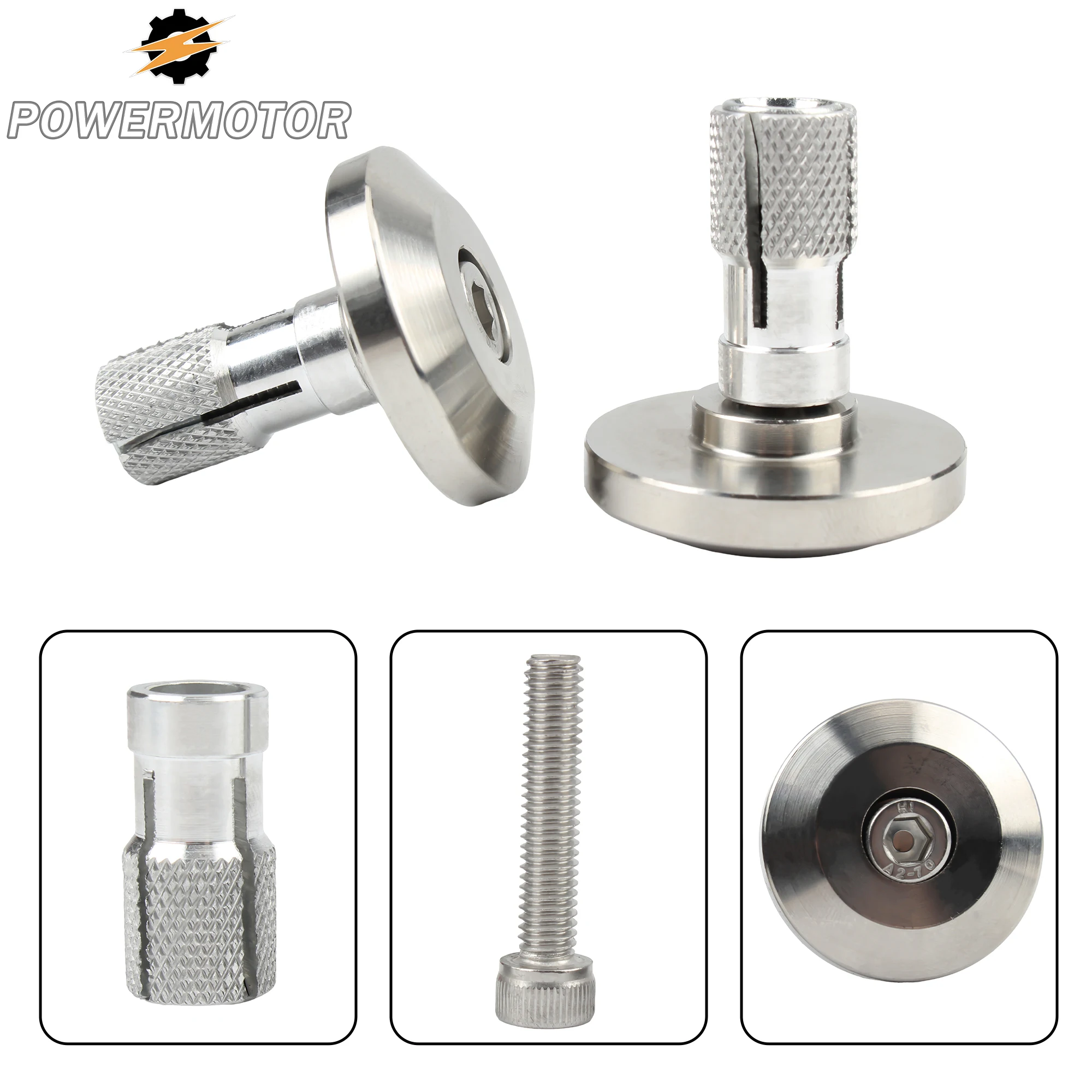 Universal M10 Motorrad Lenker griffe End kappe Antik ollisions stecker Motocross Edelstahl Zubehör für ktm yamaha honda