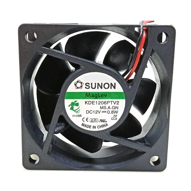 MB60252VX-000C-A99 KDE1206PTV2 DC12V 0.8W 60x60x25MM 6cm 2Lines Cooling Fan MB60251V3-000C-A99 MF60251V2-10000-A99