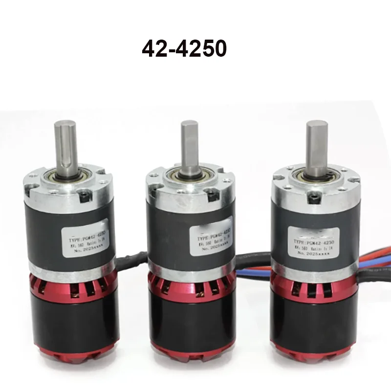 42-4250 brushless planetary reducer motor photovoltaic panel cleaning equipment remote control vehicle high-power outer rotor