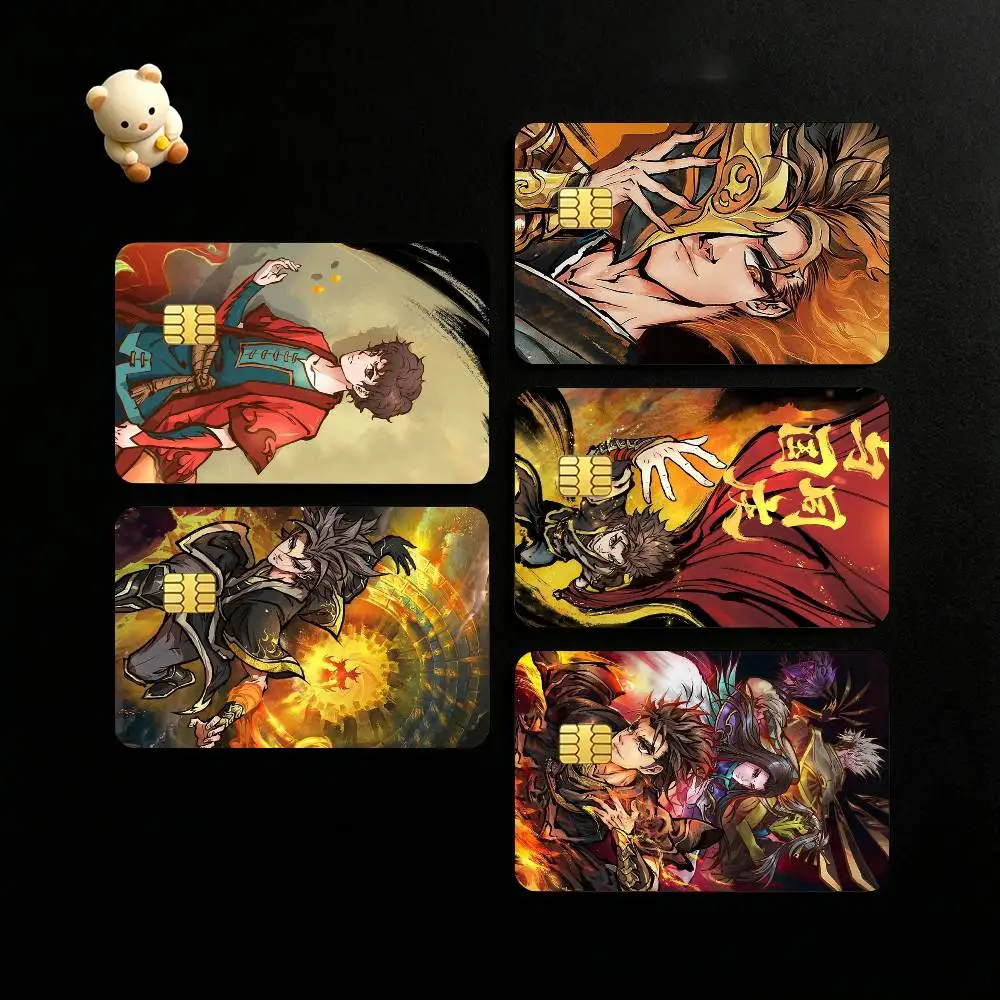 Cartoon Fog Hill of Five Elements Credit Card HD Stickers Game Card Decal Small Chip Waterproof Sticker Gift