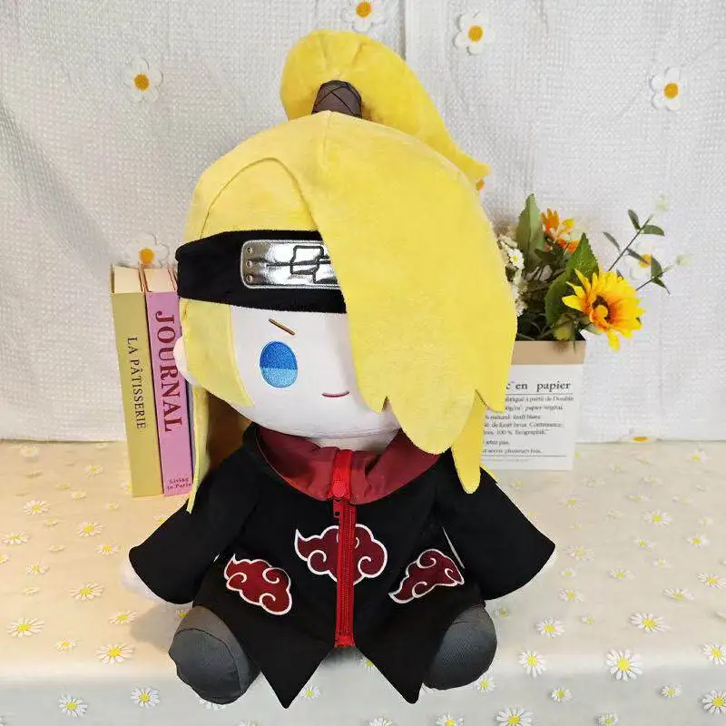 

In Stock Deidara Akatsuki Plush Doll 40cm Sitting Posture Plush Pillow Stuffed Toy Anime Peripheral Decoration For Anime Lovers