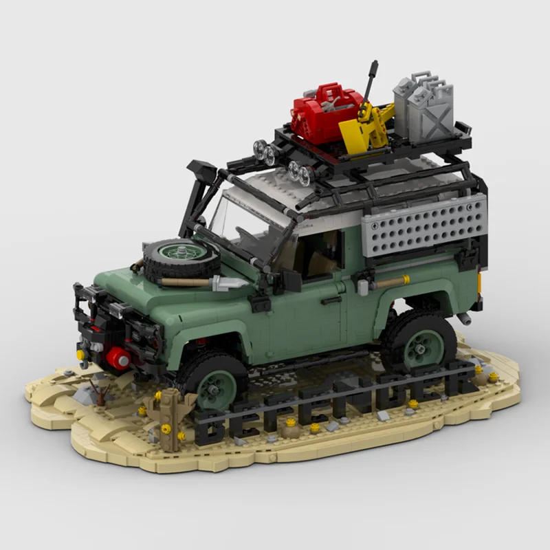 على الطرق الوعرة مركبة Moc قوالب بناء وحدات lassic على الطرق الوعرة تكنولوجيا المركبات كتل عيد الميلاد لتقوم بها بنفسك لعبة هدايا البناء #2